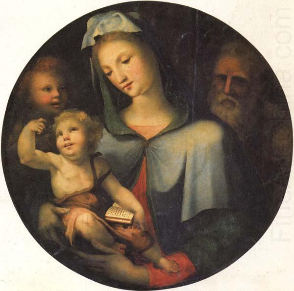 Domenico Beccafumi The Holy Family with the Young St.John china oil painting image